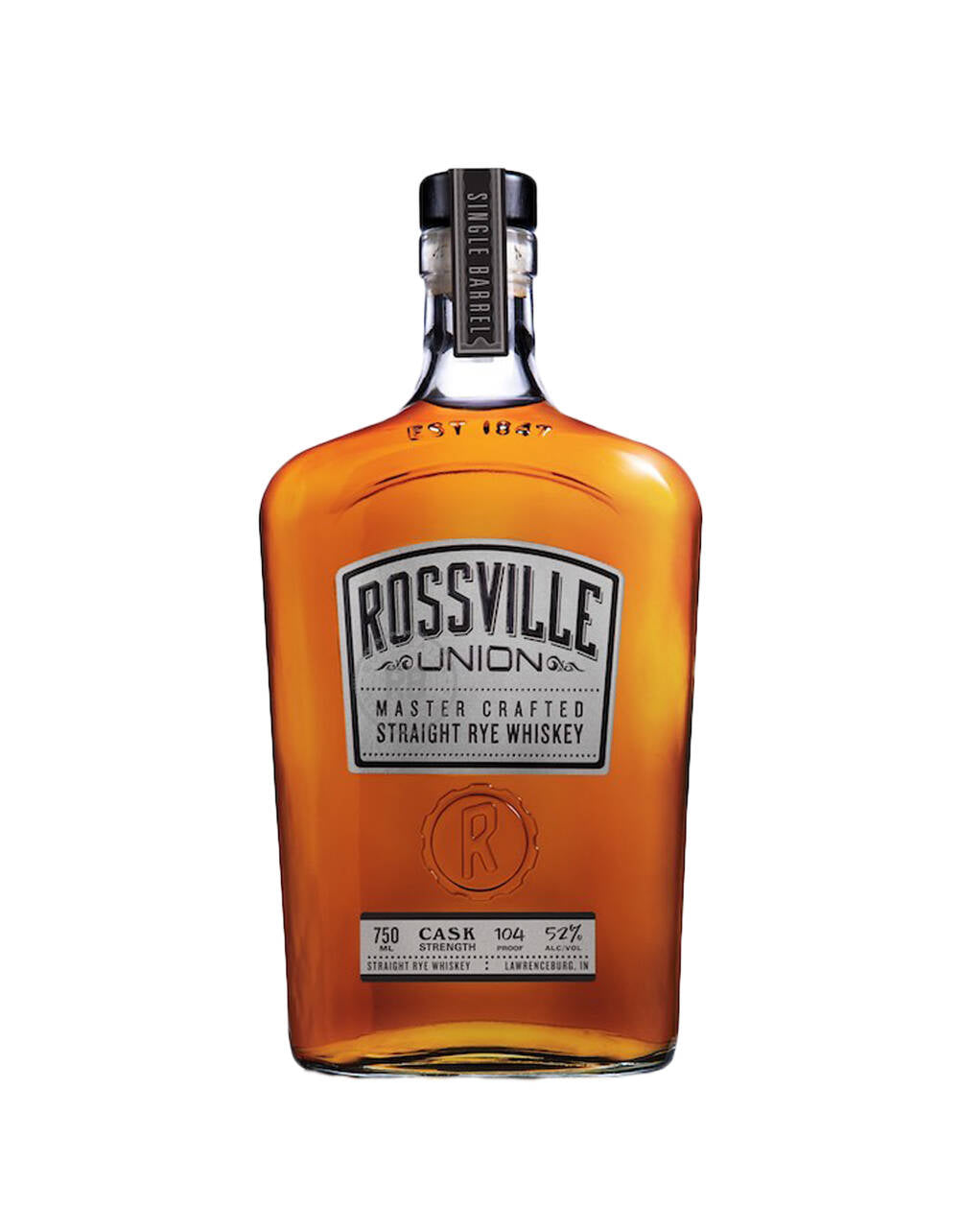 Rossville Union Cask Strength Rye 750 ML