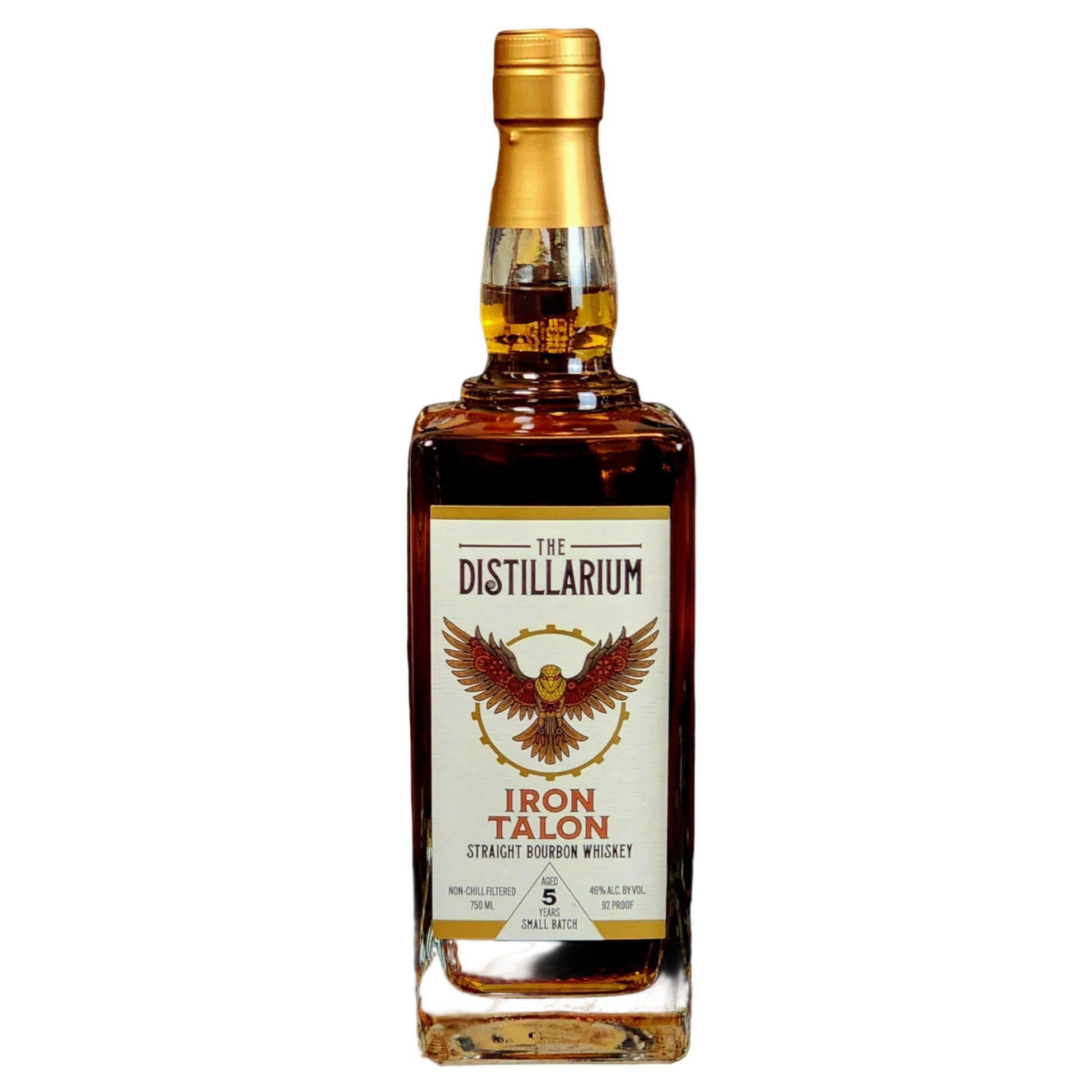 The Distillarium Iron Talon Straight Bourbon Whiskey Small Batch 5 year 750 ML