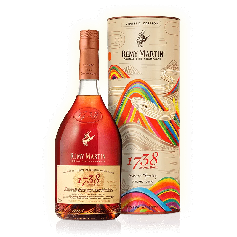 Remy Martin Limited Edition Lunar New Year 2025 Huang Yuxing 1738 Accord Royal 2025 750 ML