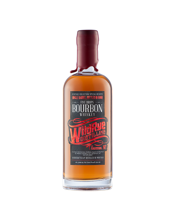 WildRye Distilling Five Drops Bourbon 750ml