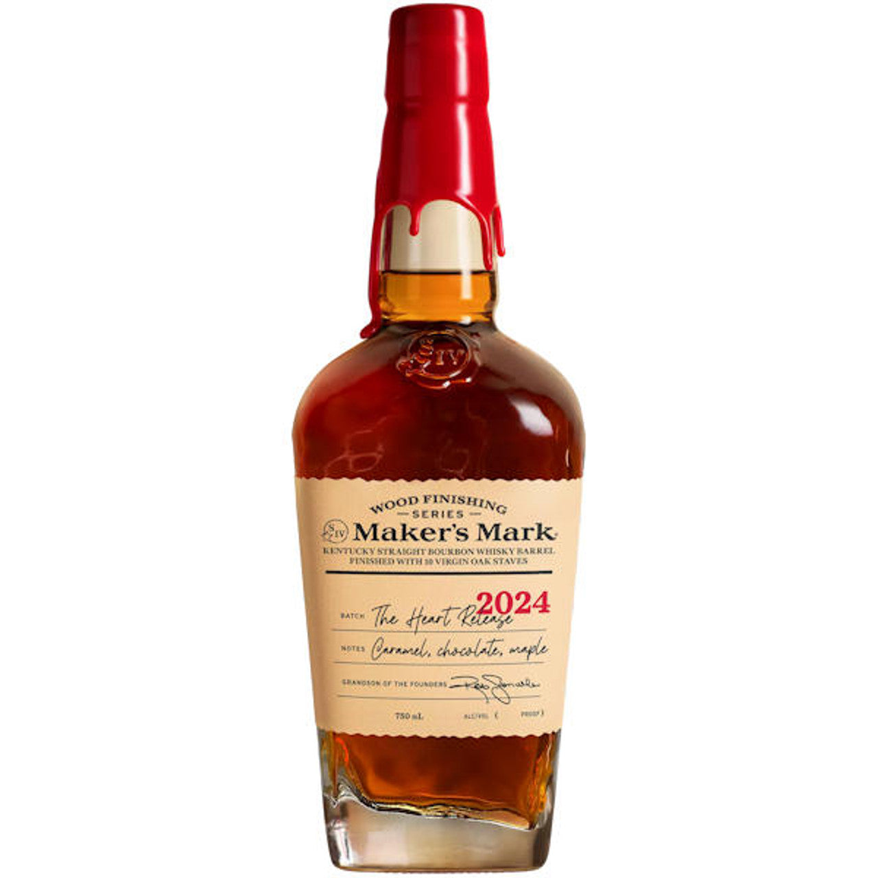Makers Mark Wood Finish Series The Heart Release 2024 750 ML