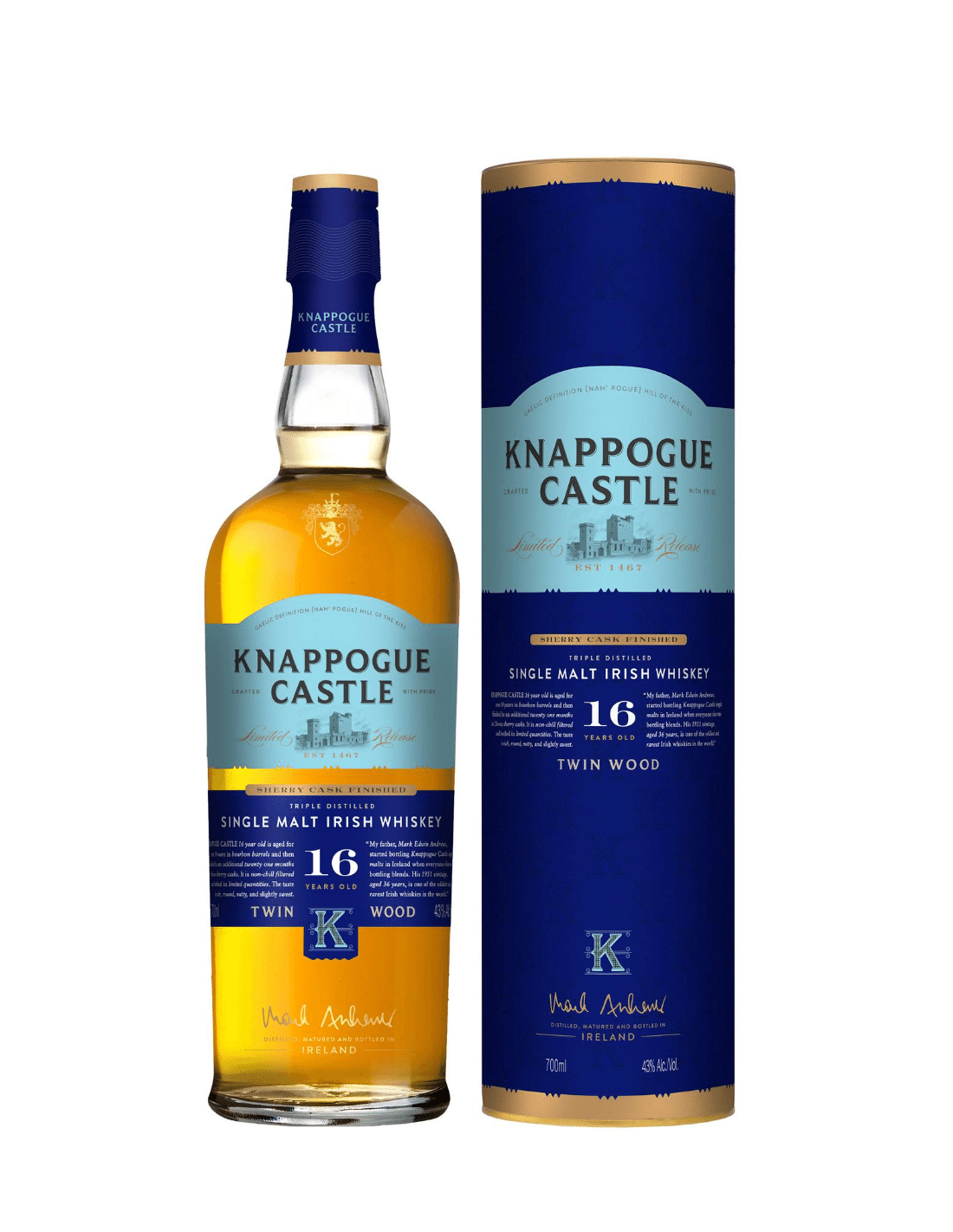 Knappogue Castle 16 Year Old 750 ml