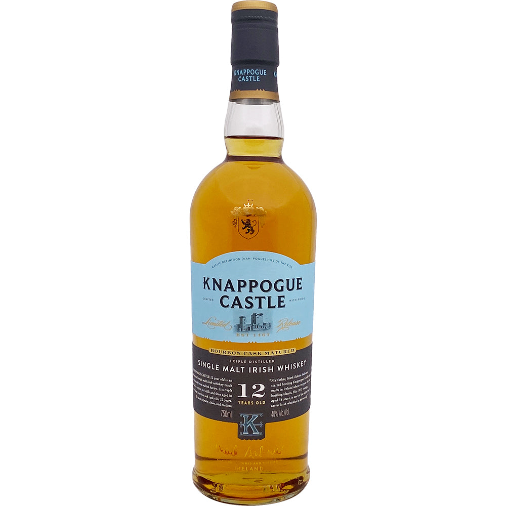 Knappogue Castle Congac Cask Single Malt Irish Whiskey 12 year 750 ml
