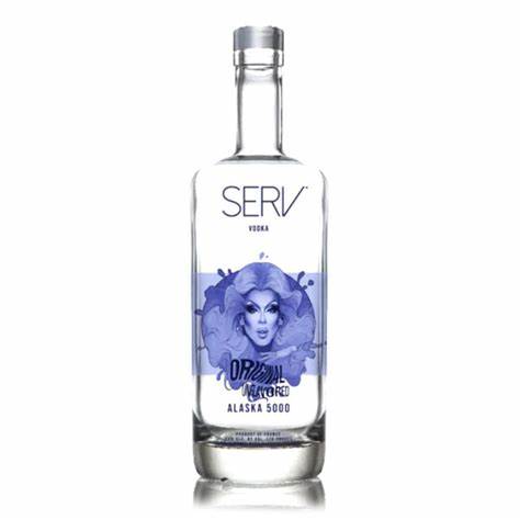 SERV VODKA Original Unflavored Alaska 5000 750 ml