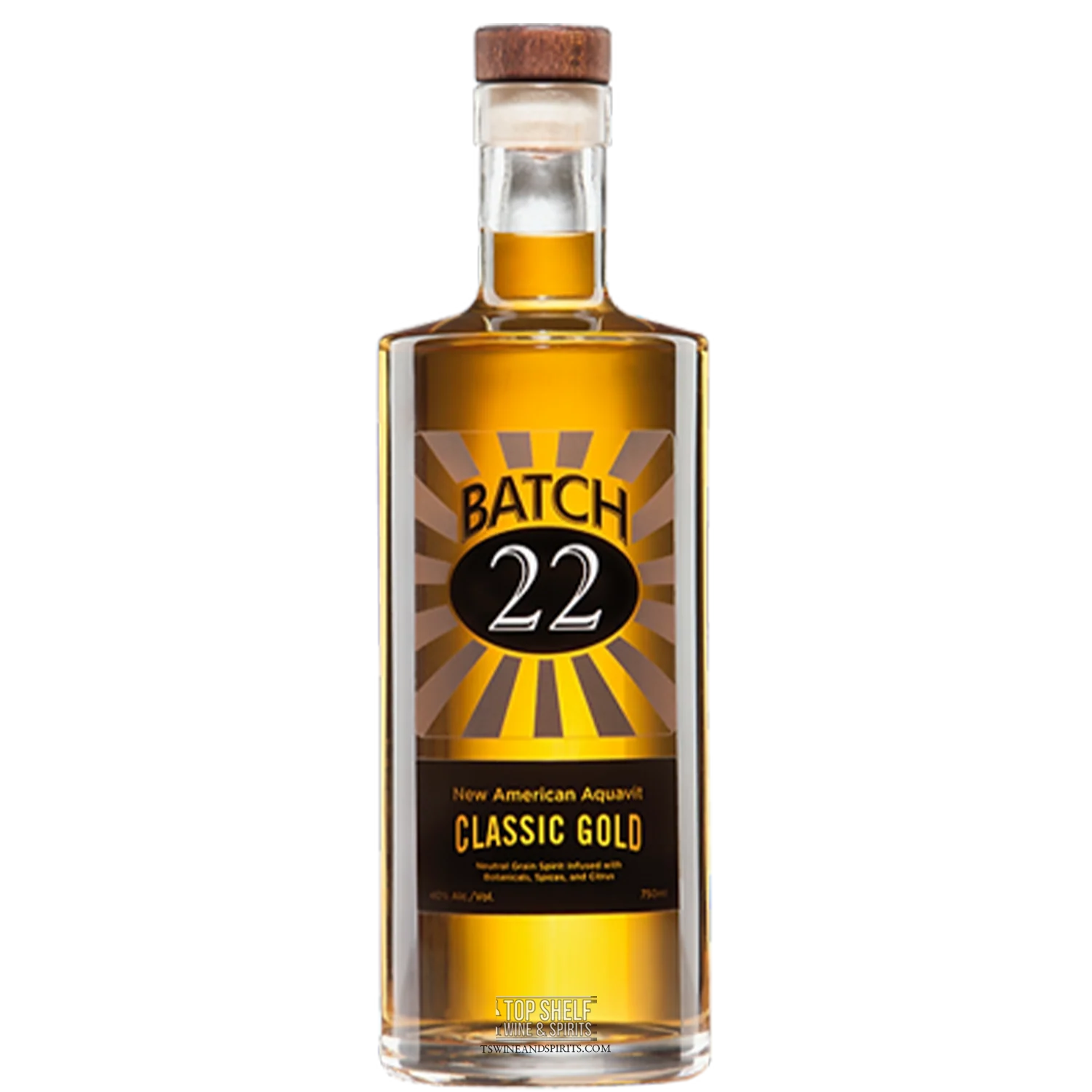 Batch 22 New American Aquavit Classic Gold 750 ml