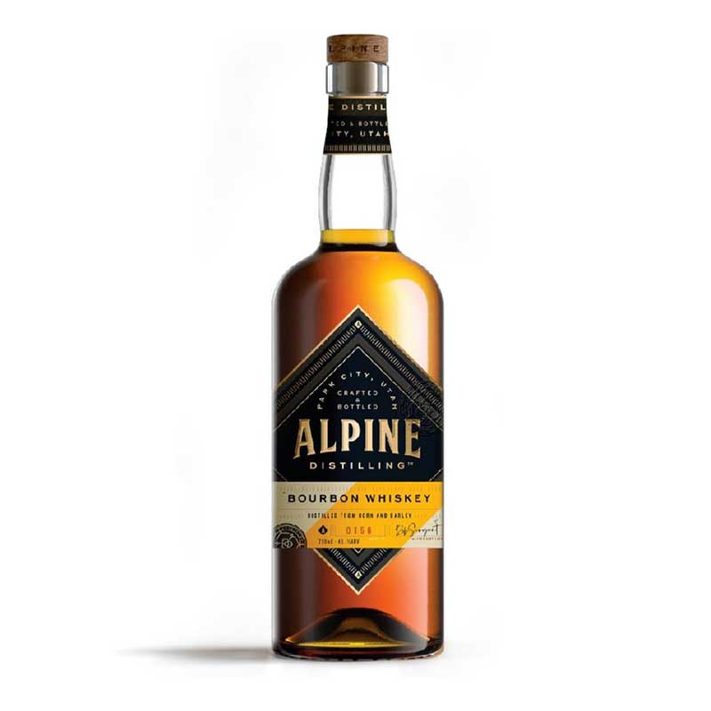Alpine Distilling Four Grain Bourbon Whiskey 750 ML