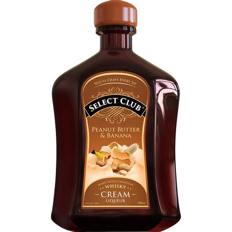 Select Club Peanut Butter and Banana Whisky Cream 750ml