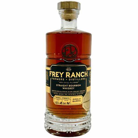 Frey Ranch Farmers + Distillers Private Barrel Select Sky Blue Straight Bourbon Barrel Strength (Barrel No. 1625) 750ml