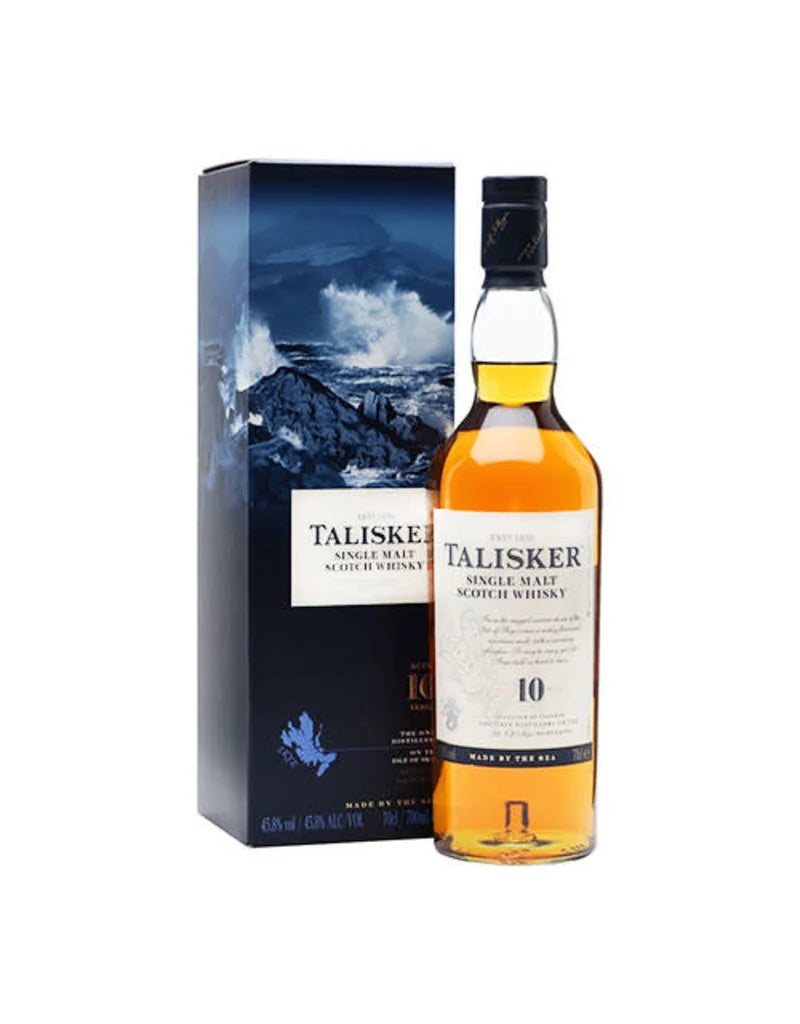 Talisker 10 Year Old Island Single Malt Scotch Whisky 750 ml