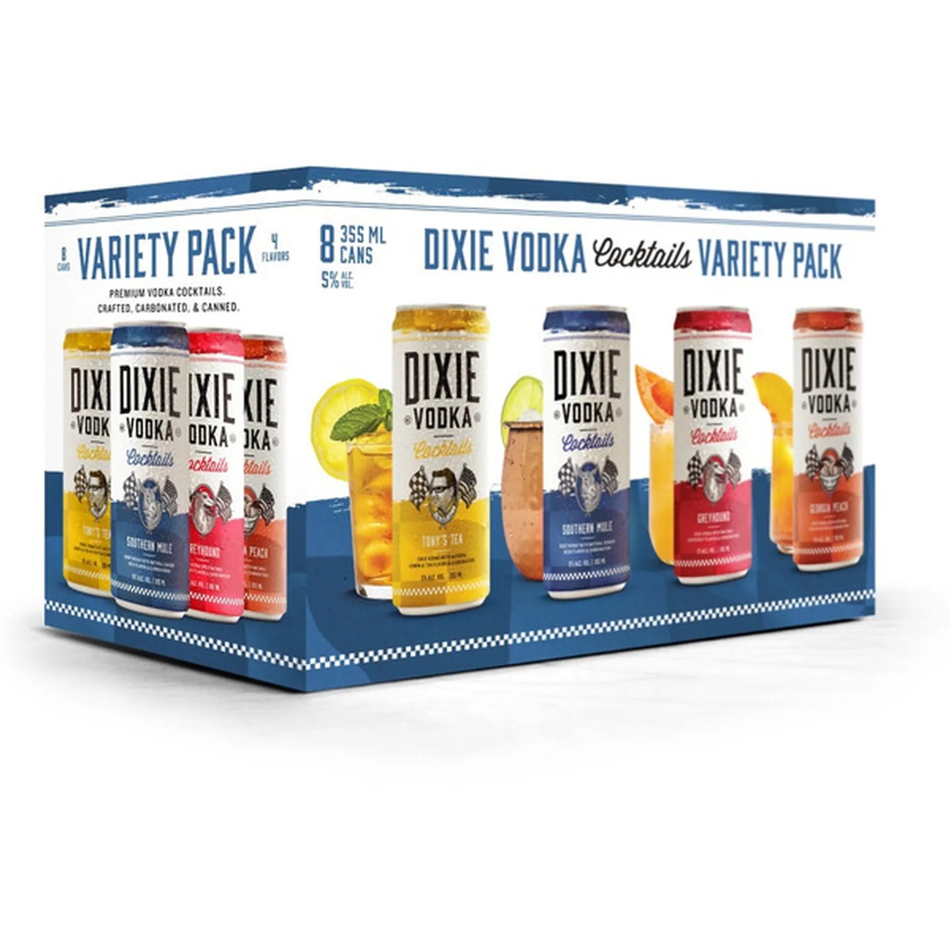 Dixie Vodka Cocktails Variety Pack (8 cans) 355 ML