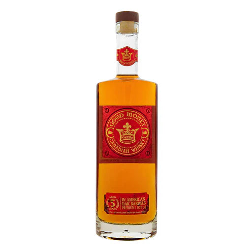 Good Money Canadian In American Oak Barrels Premium 1 Lot 50 5 year 750 ml