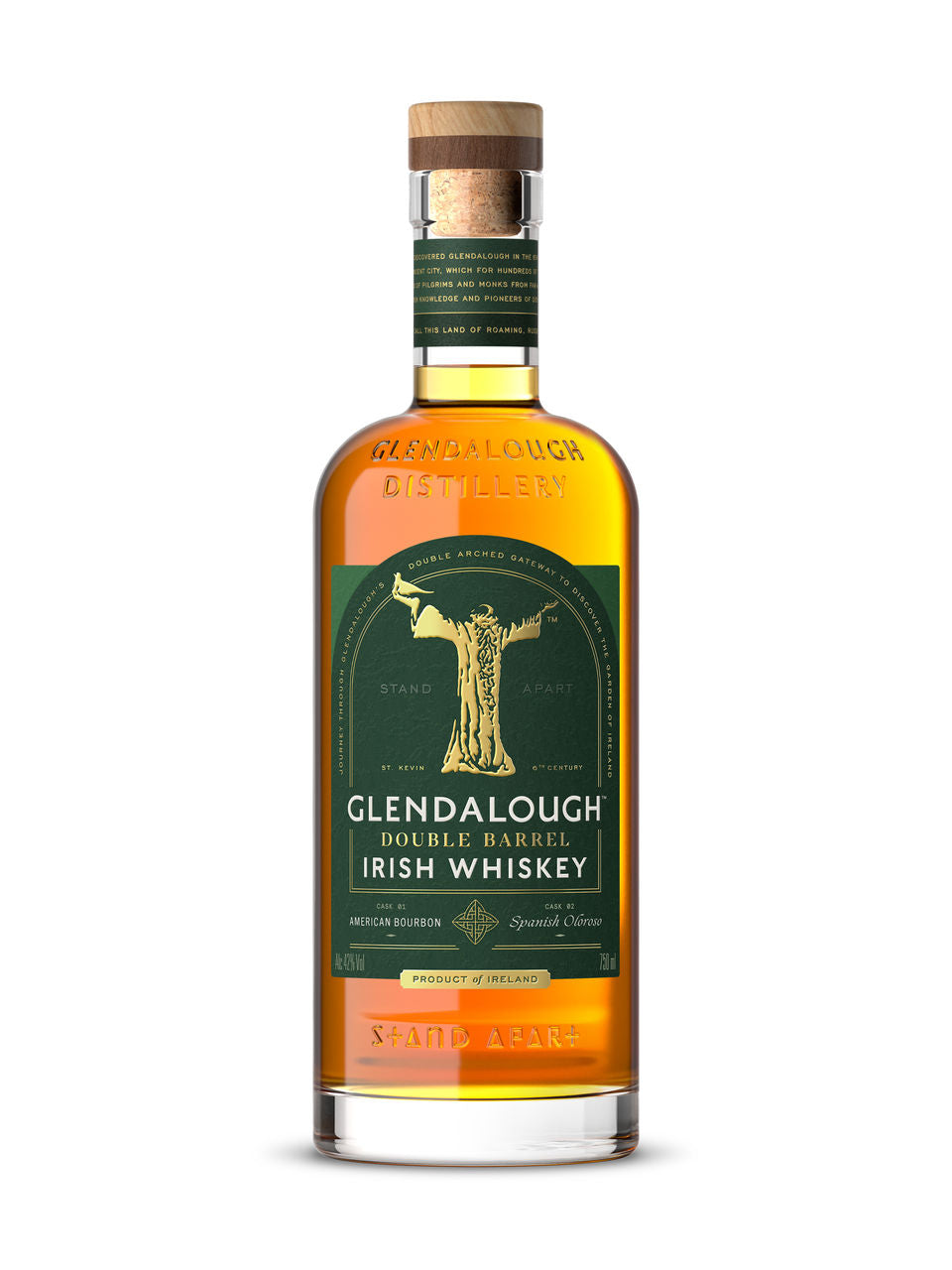 Glendalough Distillery Double Barrel Irish Limited Edition Oak 750 ml