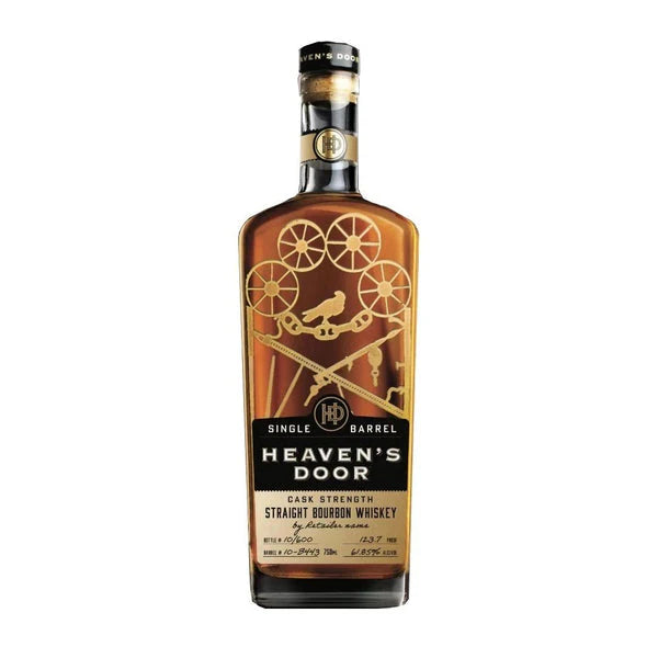 Heavens Door Cask Strength Straight Bourbon The Bourbon Enthusiast Proof 123.6 Barrel 60 750 ml