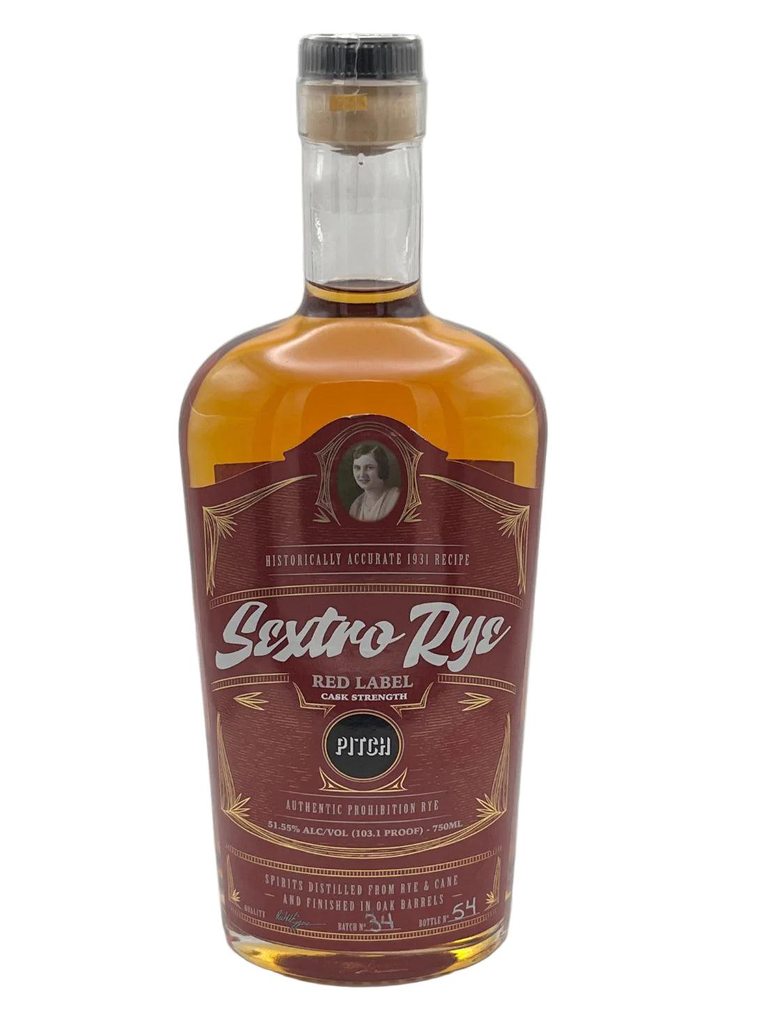Sextro Rye Red Label 750ml