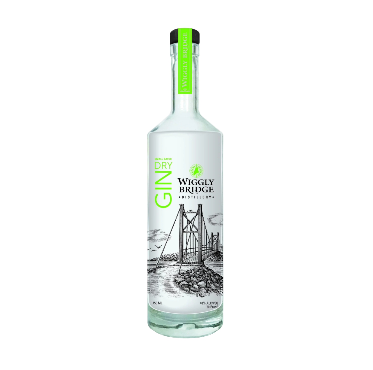 Wiggly Bridge Distillery Gin 750ml