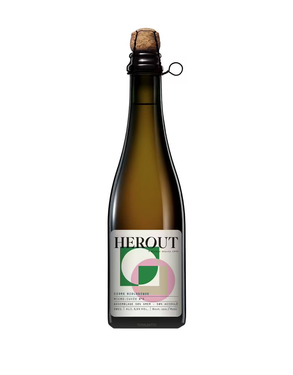 Herout Cidre Biologique Micro- Cuvee No 5 2021 750 ML