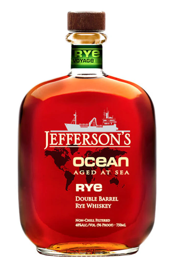 Jeffersons Voyage 26 Ocean Aged At Sea Double Barrel Rye 750 ml
