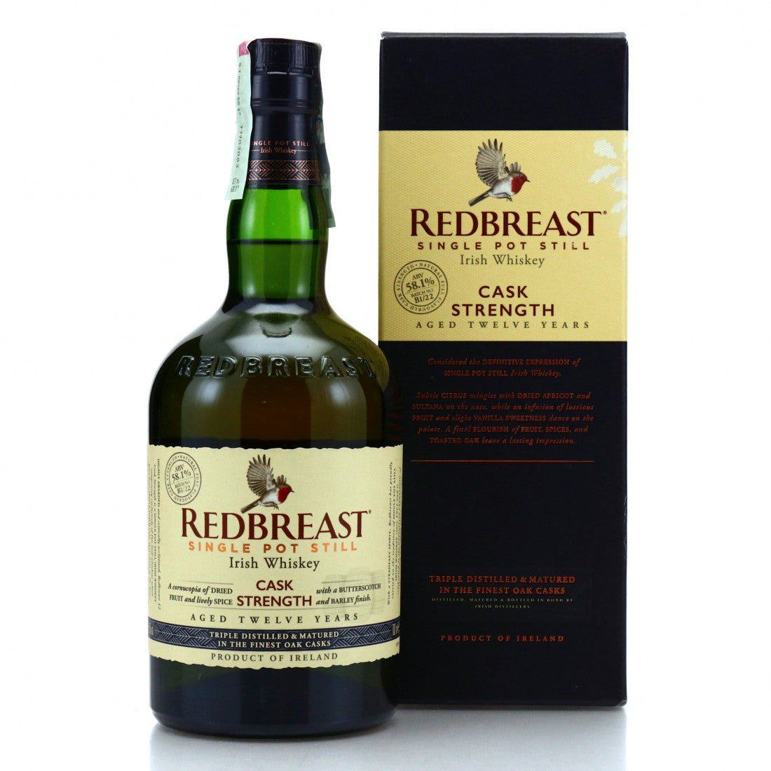 Redbreast 12 Year Strength Irish Whiskey cask strength 750 ml