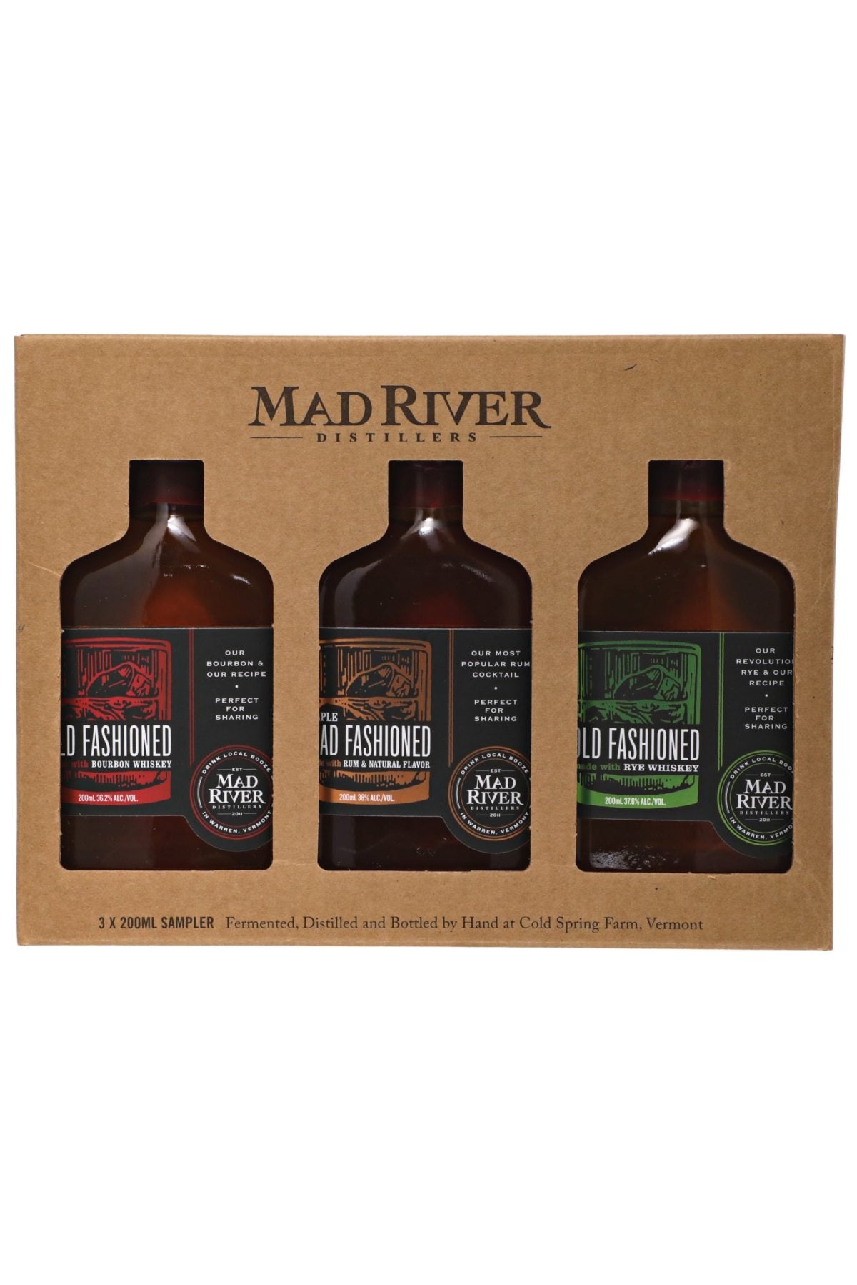 Mad River Distillers Gift Pack 3 x 200ml