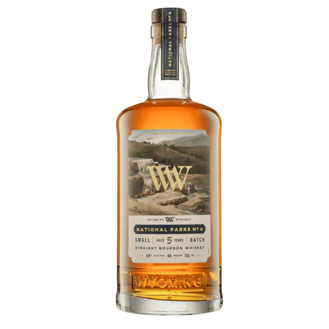 Wyoming Whiskey Limited Edition National Parks No 4 Small Batch 5 year 750 ML