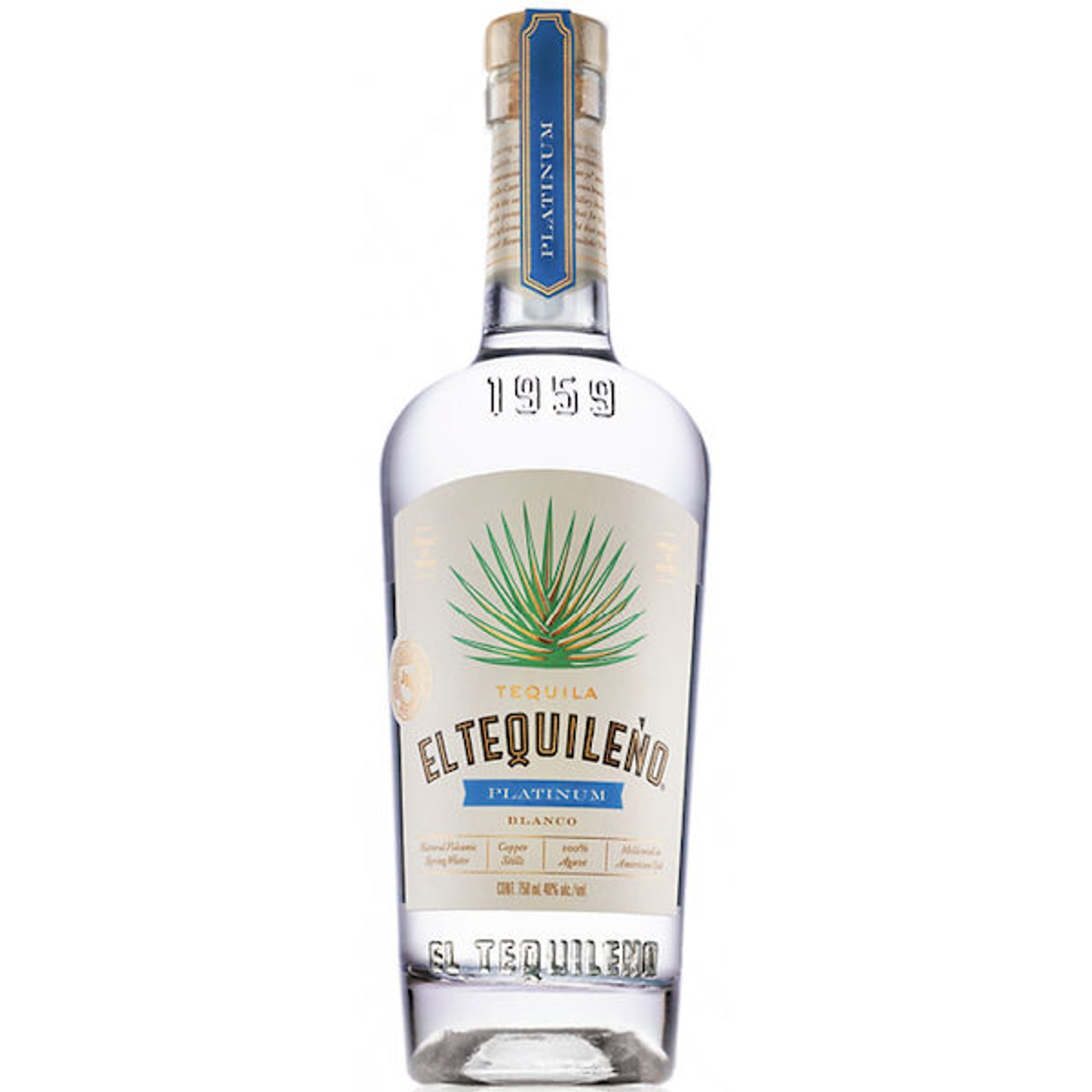 El Tequileno Platinum Blanco 750 ml