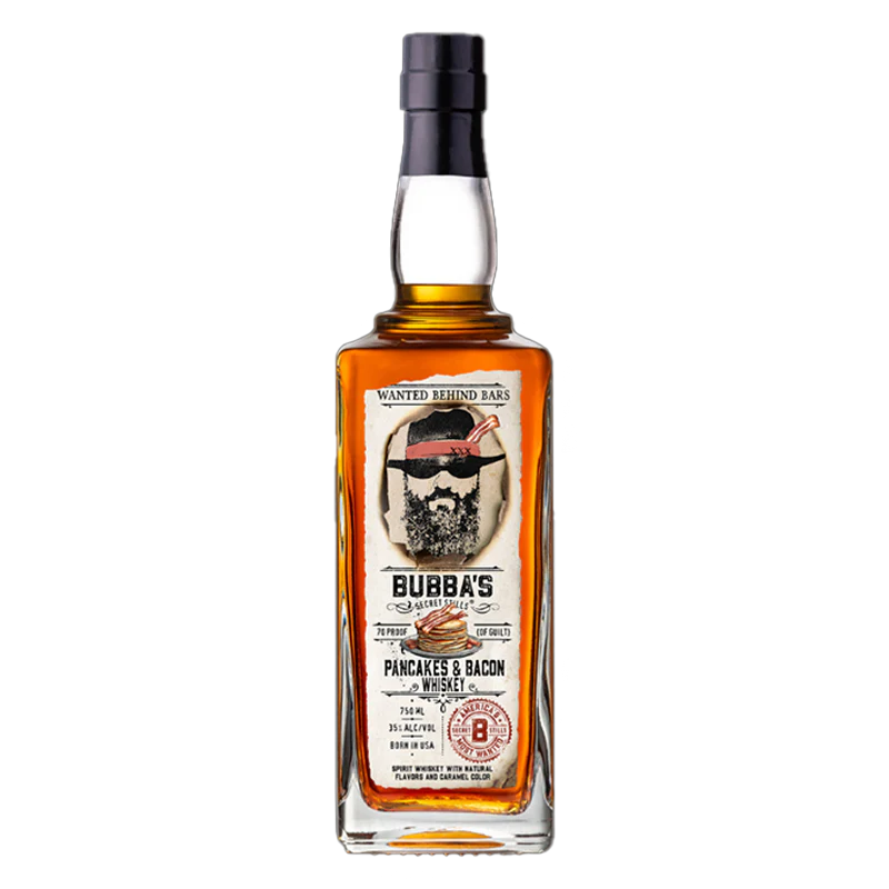 Bubbas Secret Stills Pancakes and Bacon Whiskey 750ml