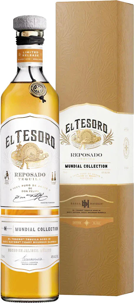 El Tesoro Tequila Reposado Mundial Collection 750 ML