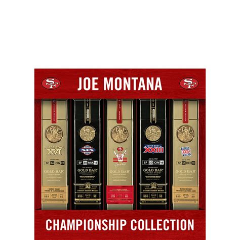 Gold Bar Joe Montana championship collection 750ml