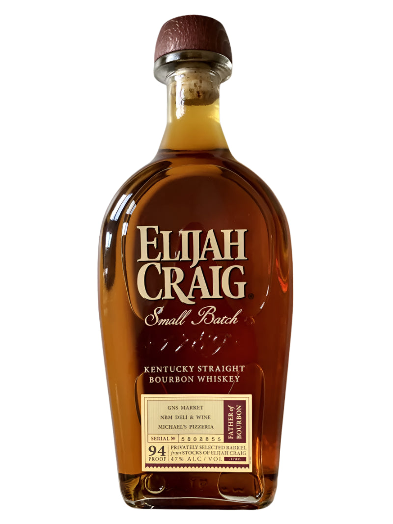 Elijah Craig Private Barrel Kentucky Straight Barrel No 6879511 9 year 750 ML