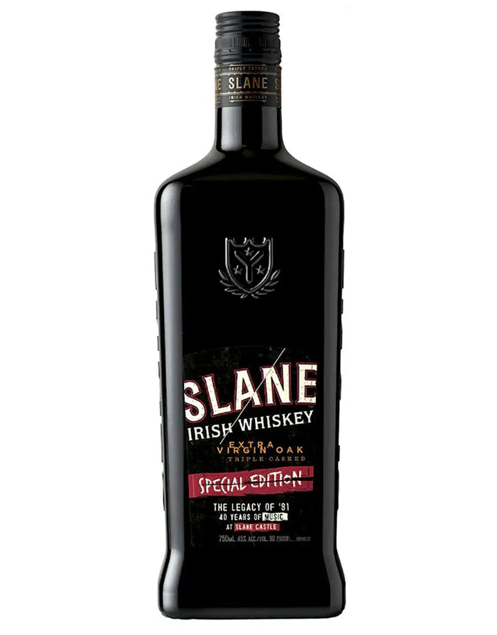 Slane Irish Extra Virgin Oak Triple Casked Special Edition The Legacy of 81 40th Anniversary 750 ml