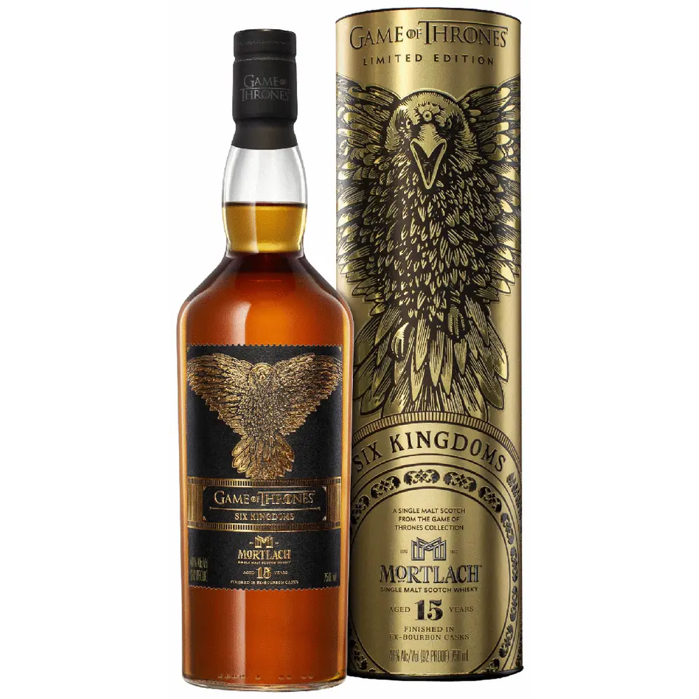 Game of Thrones Six Kingdoms Mortlach single malt 15 years single malt 92pf 750 ml