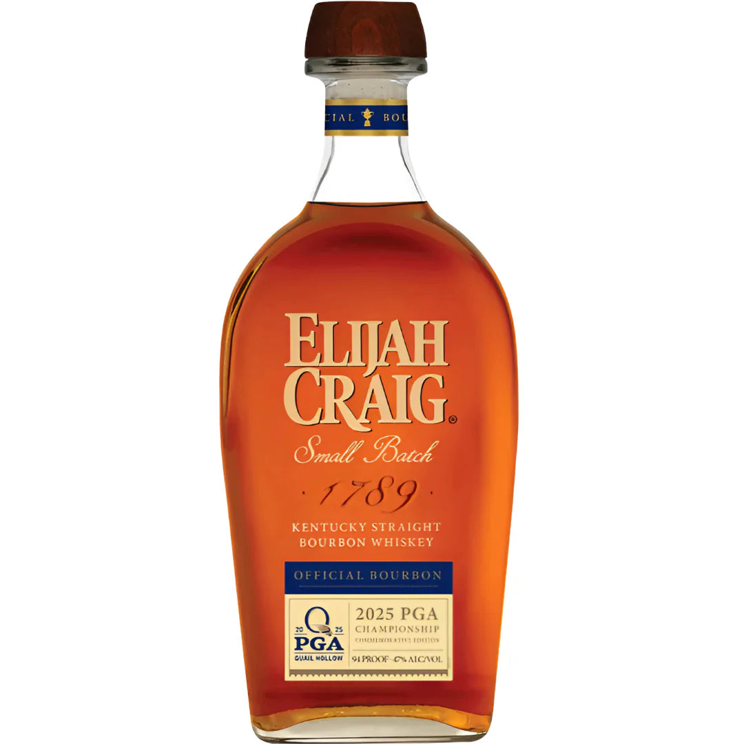 Elijah Craig Official Bourbon PGA Quail Hollow 2025 Championship Small Bath Kentucky Straight 750 ML