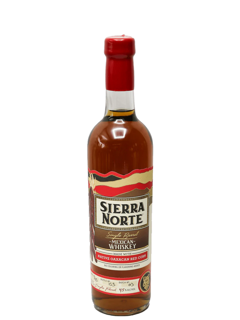 Sierra Norte Mexican Red Corn Whiskey 750 ml