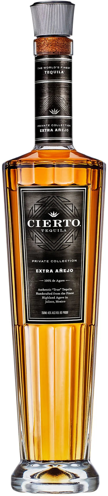 Cierto Tequila Extra Anejo 750ml