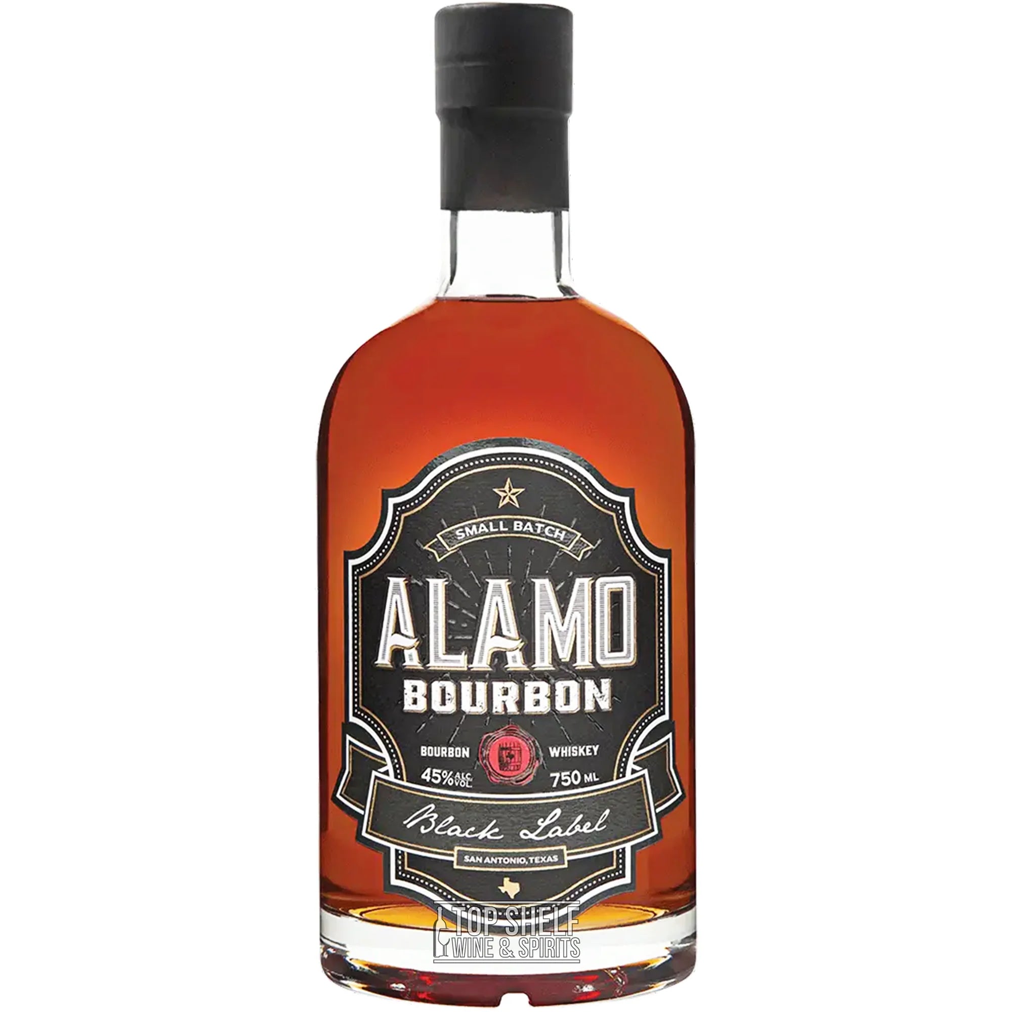 Alamo Black Label Bourbon Whiskey 750ml