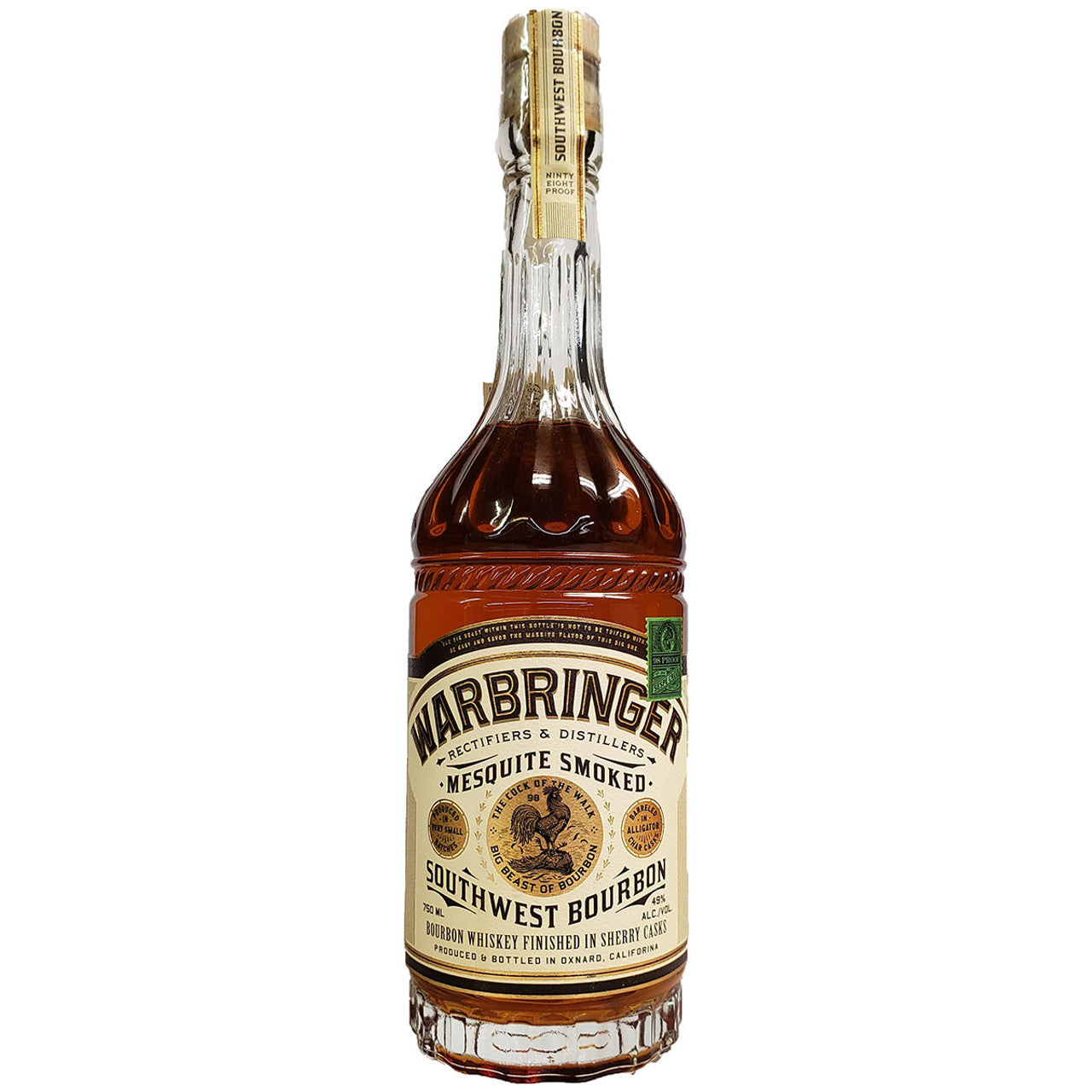 Warbringer Mesquite Smoked Southwest Bourbon 750 ml