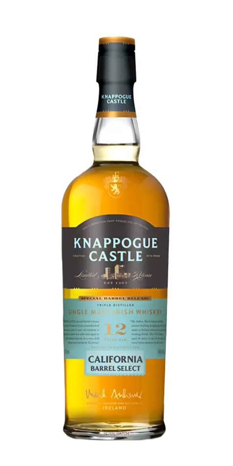 Knappogue Castle California Barrel Select Limited Release Single Malt Irish Whiskey 12 year 750 ml