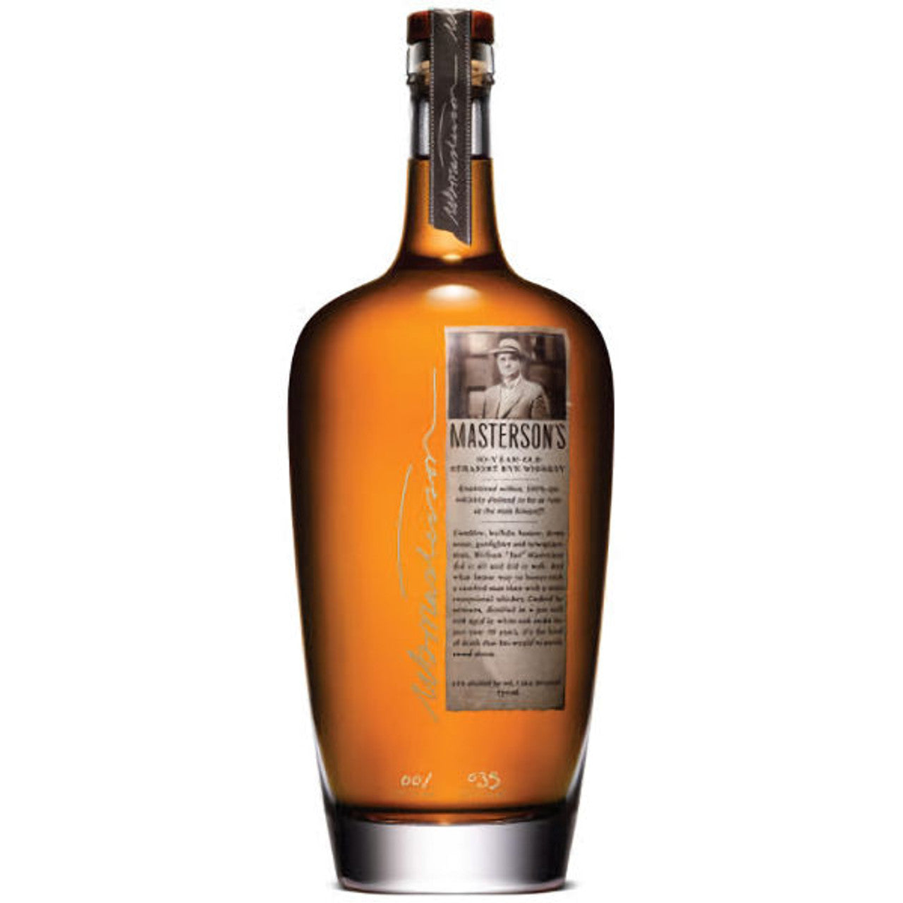 Masterson's 10 Year Old Straight Rye Whiskey 750 ml